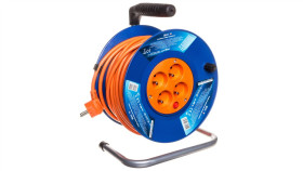 Przedłużacz Bębnowy 4-Gniazda Z/U 25M H05vv-F 3G1,5 P19425