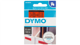 Taśma Do Drukarek D1 12Mm X 7M Czarny/Czerwony S0720570