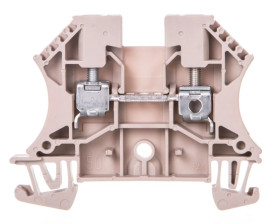 Złączka szynowa przelotowa 2-przewodowa 4mm2 beżowa WDU4/BE 1020100000
