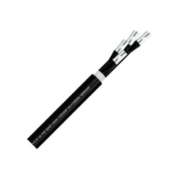 Cordial 15664 Cat 6A S/FTP Patch Cable 15m Black PUR Coating