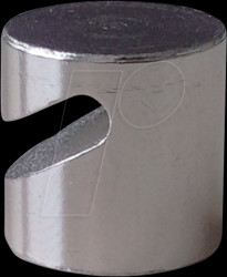 HMN16 Magnets, with hook, 16 mm, silver, 4 pieces