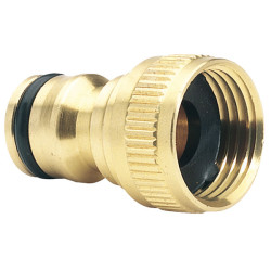 Draper Expert 36197 Brass 1/2&quot; BSP Garden Hose Tap Connector