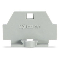 Ścianka koncowa Płytka końcowa WAGO Montaż na kołnierzu