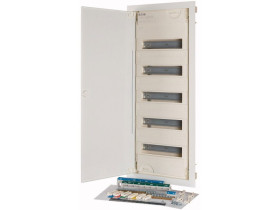 Rozdzielnica podtynkowa 60 modułowa 5x12M drzwi metal superpłaska IP30 KLV-60HWS-SF 302417 EATON