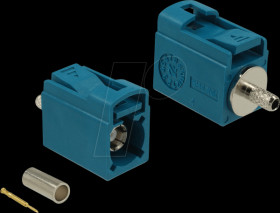 89709 FAKRA Z jack 21 mm (short) for crimping