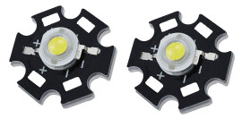 Opencircuit 3W green power LED 110 ° - 2 pcs