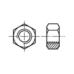 Nakrętka M3 POLIAMID 2,4mm 5,5mm Do tulejek dyst. TFM