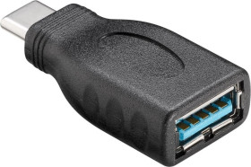 Adapter USB-C - USB-A 3.0 czarny 45395