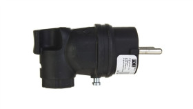Wtyczka Gumowa Kątowa 10/16A 2P+Z 230V Uni-Schuko Ip44 /Guma-Poliamid/ Taurus...