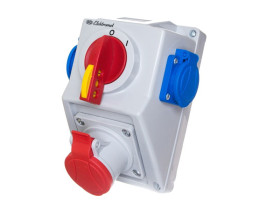 Zestaw instalacyjny C16-18.2 IP54 0-1 GNIAZDO 16A 3P 971660 ELEKTROMET