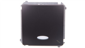 Simon Basic Łącznik Schodowy Z Podświetleniem Grafit Matowy Bmw6l.01/28