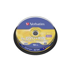 DVD+RW 4,7GB VERBATIM luz 1szt