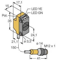 Czujnik dyfuzyjny Turck QS18VN6DBQ5 3064594 1 szt.