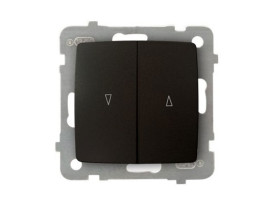 KARO Wyłącznik żaluzjowy IP-20 zaciski gwintowe czekoladowy metalik ŁP-7S/m/40 OSPEL