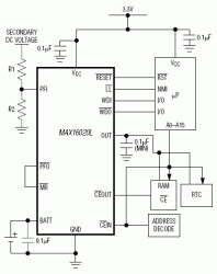 Low-Power μP Supervisory Circuits with Battery-Backup Circuit and Chip-Enable Gating