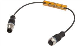 Vy031124, Falownik, Pnp/Npn, 10-35V Dc, 1X No, M12 3Pin 0.3M Ip67, Tworzywo...