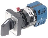 PRZELO-K1/3A Przełącznik obrotowy 1 sekcja 3 pozycje [ON-OFF-ON]