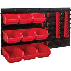 Faithfull FAIPAN12KIT Storage Bin Set, 12 Piece
