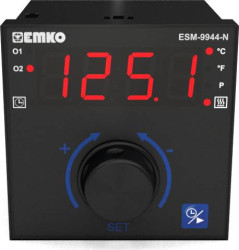 Termostat Emko ESM-9944-N Pt100, J, K, R, S -200 do 1700 °C Przekaźnik 7 A, Przekaźnik 5 A (D x S x W) 96 x 96 x 96 mm