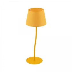 Lampka nocna NICOLA S w kolorze żółtym z abażurem na gwint E27 6641 TK Lighting