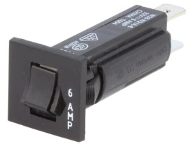 Wyłącznik nadprądowy 250VAC 32VDC 6A SPST-NC 1 biegun 3-1393250-9