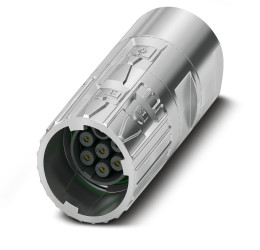 Złącze wielostykowe przemysłowe 7-pinowe M17 Montaż na kablu Gniazdo Phoenix Contact