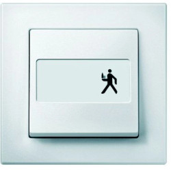 Merten System M Klawisz pojedynczy z polem opisowym biały polarny MTN432319