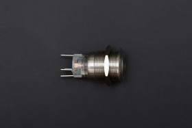 Metal illuminated Pushbutton-Blue Ring [Discontinued]