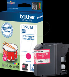 LC22UM Ink - Brother - magenta - LC22UM - original