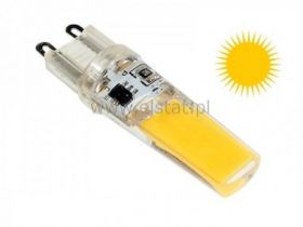 Żarówka LED G9 3W biała ciepła; 330lm; lizak; 230V