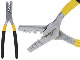 Zaciskarka do tulejek 0,5-16 praska profesjonalna do kabli 0,5-16 mm2 Z16 0,5-0,75-1,0-1,5-2,5-4,0-6,0-10,0-16,0 mm2