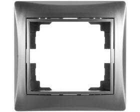 DOMO Ramka pojedyncza pozioma Srebrny 011460043 24880