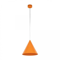 Lampa wisząca z kloszem-stożkiem o średnicy 25cm CONO E27 pomarańczowa 10064 TK Lighting