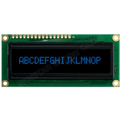 Winstar WEH001601BBPP5N00300 OLED Display 16x1 Blue on black 2.25&quot; SPI