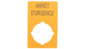 Tabliczka Opisowa Żółta Prostokątna M22-Xzk-F99 216473