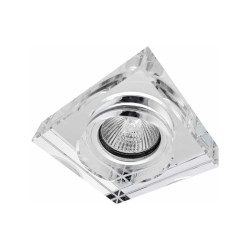 Oprawa oczkowa kwadrat GLASS HIGH PEARL-S GU5,3 50W GXPO036 GREENLUX