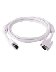 KABEL S-VGA M/M 1,8m 15PIN BIAŁY