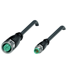 Pepperl+Fuchs 240795-100006 Złącze konfekcjonowane czujnika/aktuatora V1-G-BK5M-PUR-U-V31-GM, piny: 4, 4, 5 m, 1 szt.