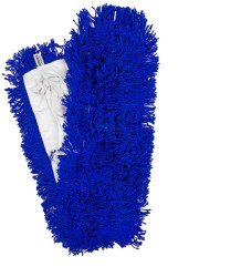 Głowica mopów, 1000 x 130 x30mm, Niebieski, Poliester