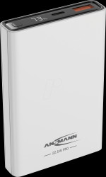 1700-0156 PB222PD power bank, 10,000 mAh, 22 W, USB-A, white