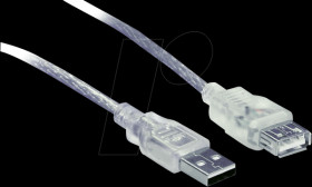 77125 USB 2.0 extension, A connector to A socket, approx. 5.0 m