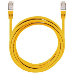 Patchcord S/FTP kat.7 PiMF kabel sieciowy LAN 2x RJ45 linka LSOH żółty 20m NEKU