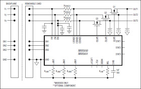 Low-Voltage, Triple, Hot-Swap Controllers/Power Sequencers/Voltage Trackers