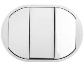 CELIANE Klawisz potrójny łącznika biały 068024