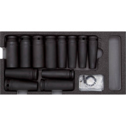 Gedore RED 3301711 Power Wrench 1/2&quot; in 2/6 CT module, 14 pieces