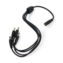 Rozgałęziacz DC 5,5/2,1mm - 4 wtyki - 1A/wtyk