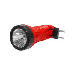 Latarka ręczna 1LED TS1124 czerw Ładowalna z 230V (z akum.)