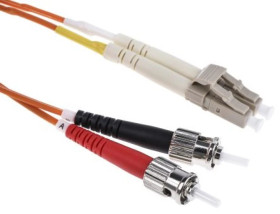 Kabel światłowodowy, średnica: 62.5/125μm, OM1 Wielomodowy, Pomarańczowy, LC / ST