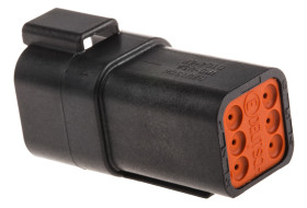 Złącze samochodowe 6-pinowe Deutsch Żeński 13A DT Połączenie zagniatane Złącze samochodowe