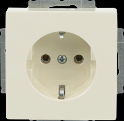 20 EUC-82 Socket outlet insert, ivory white